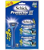 Amazon.co.jp: シック Schick プロテクタースリー 3枚刃 替刃 (4コ入